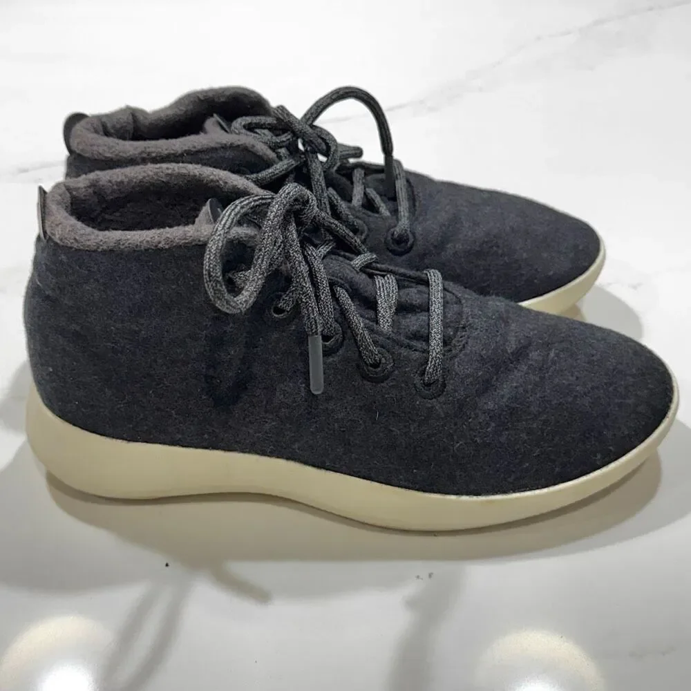 Allbirds Wool Runner Up Mizzles Ankle Boots. Charcoal Gray. Size 9.
